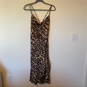 Leopard print ASTR slip dress size Medium NEW